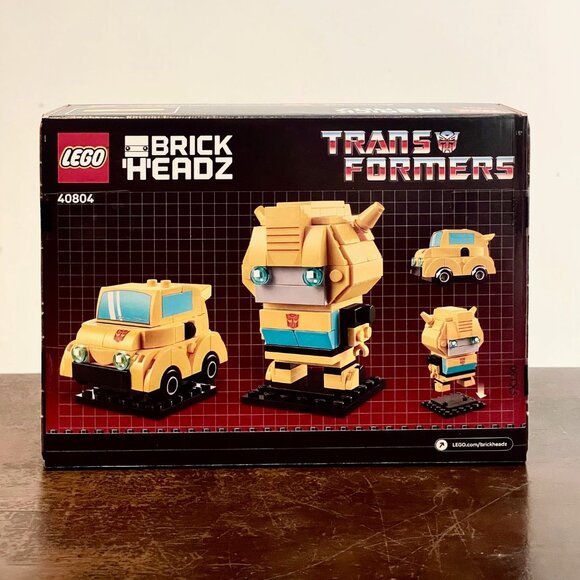 NEW LEGO 40804 BrickHeadz Transformers BumbleBee Robot & Vehicle NIB in Hand - Picture 2 of 10